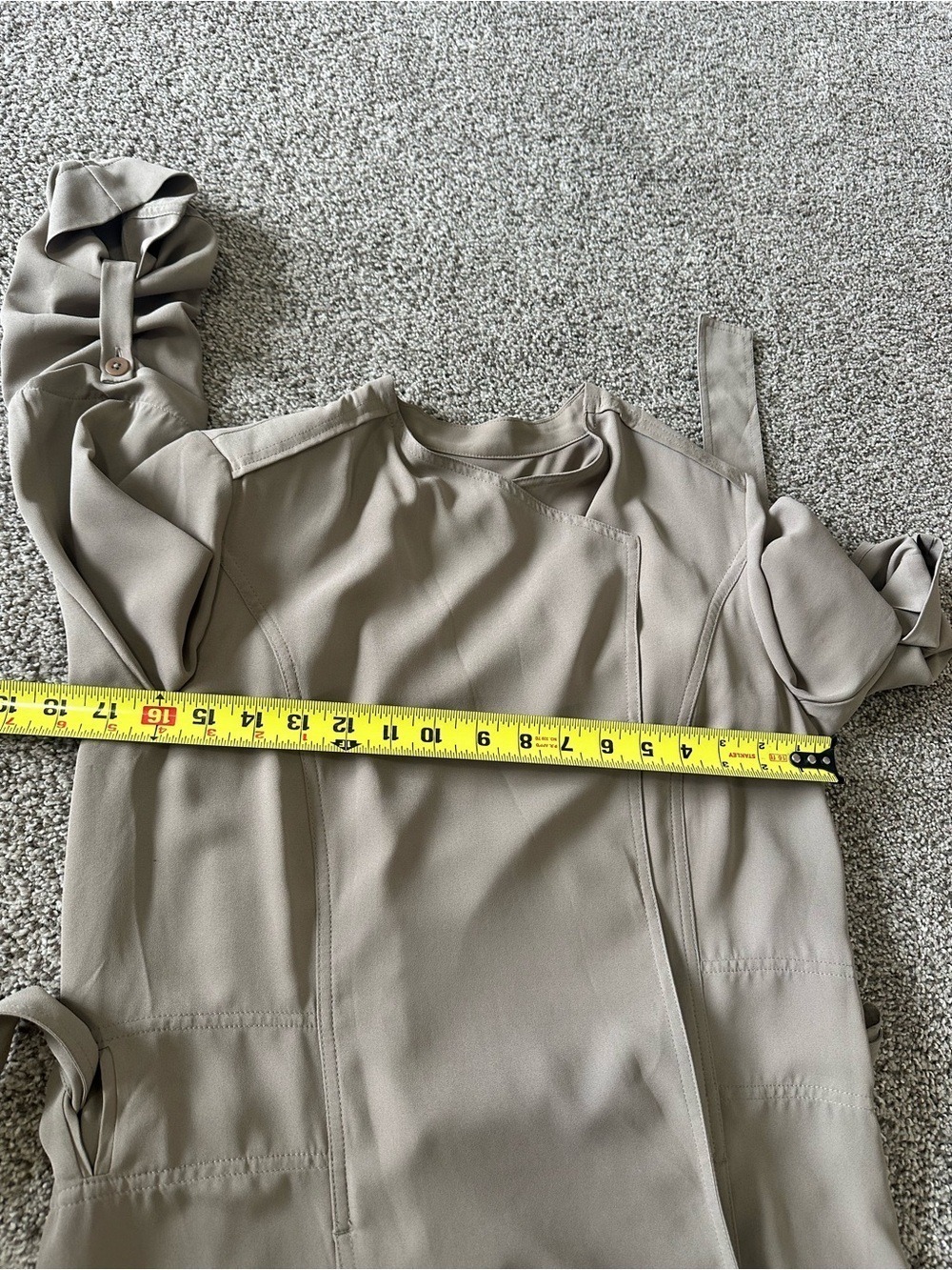 Babaton Quincey Jacket Size Small Taupe Aritzia - Picture 12 of 12
